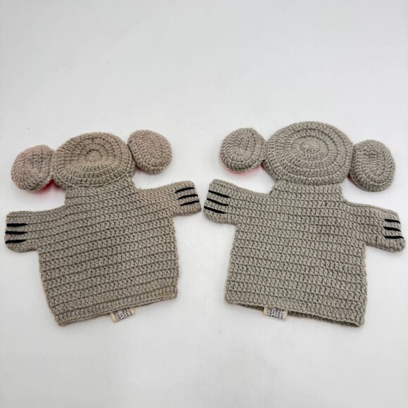 Vtg 70's R. Dakin Lion & Elephant Puppets (3) Golf Club Covers Zoo Animals - Picture 14 of 16